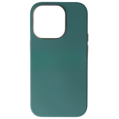 Husa iPhone 14 Pro, Silicon Liquid Cover, Verde